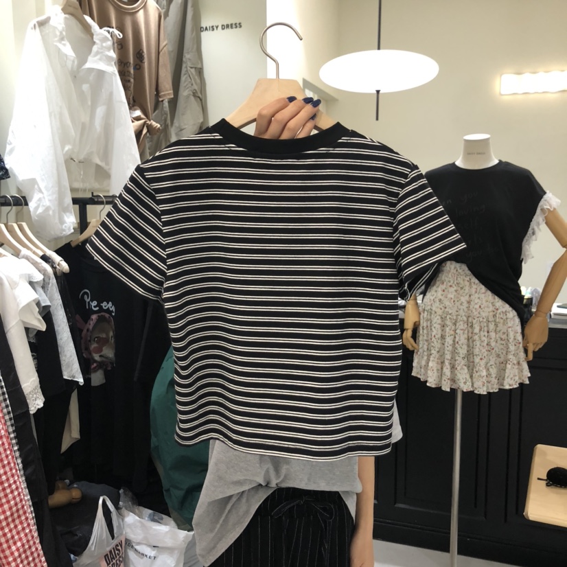 DAISY DRESS東大門㊣實拍女士新款25春夏真品人氣休閑熱賣T恤DAISY DRESST恤