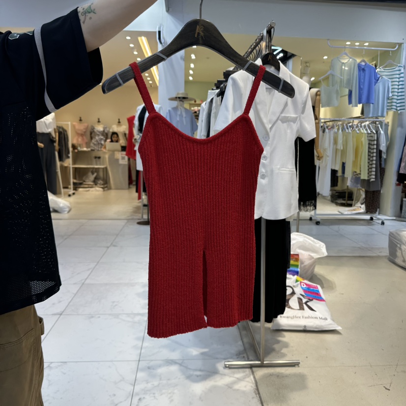 A2/D2東大門㊣代購女裝新品休閑真品熱賣25春夏職業吊帶背心A2/D2吊帶/背心圖色2