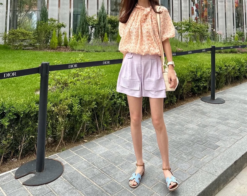 AWESOME-L韓國直郵㊣女裝新款休閑職業熱賣25春夏襯衫蕾絲衫AWESOME-L襯衫/蕾絲衫