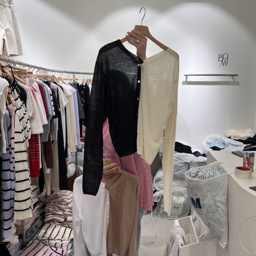 BY BOMI韓國代購㊣女裝新品真品推薦休閑25春夏人氣針織衫BY BOMI針織衫圖色2