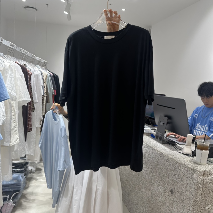 NEROLI 36東大門㊣直郵女裝新款25春夏推薦真品人氣T恤絲綢NEROLI 36T恤圖色3