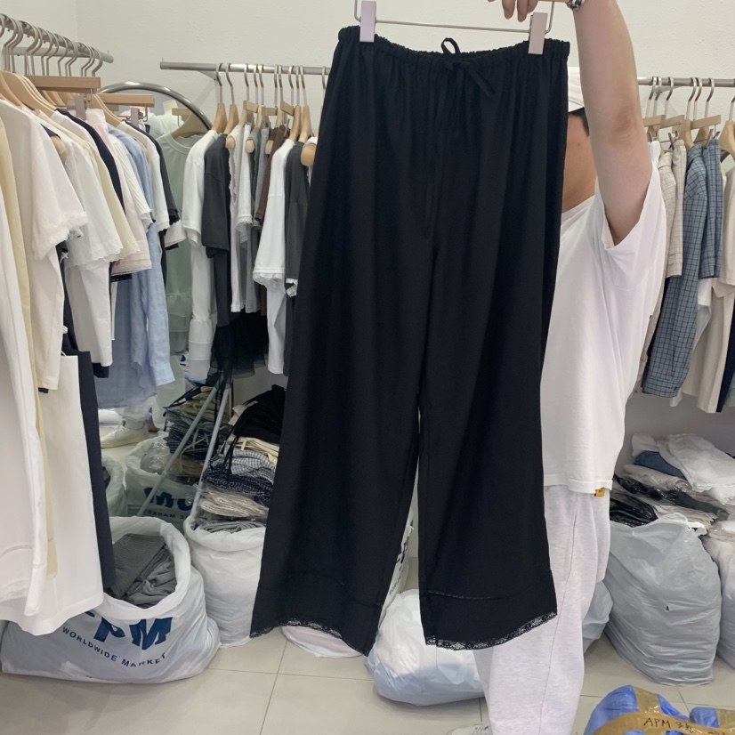 LELEN東大門㊣直郵女士新品休閑人氣推薦熱賣時尚休閑褲亞麻LELEN休閑褲圖色3