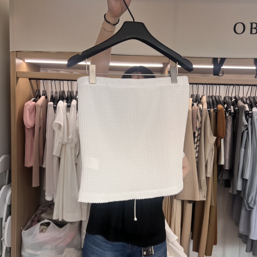 OBJET韓國直郵㊣女裝新品人氣熱賣時尚休閑真品25春夏吊帶背心love us u/OBJET吊帶/背心