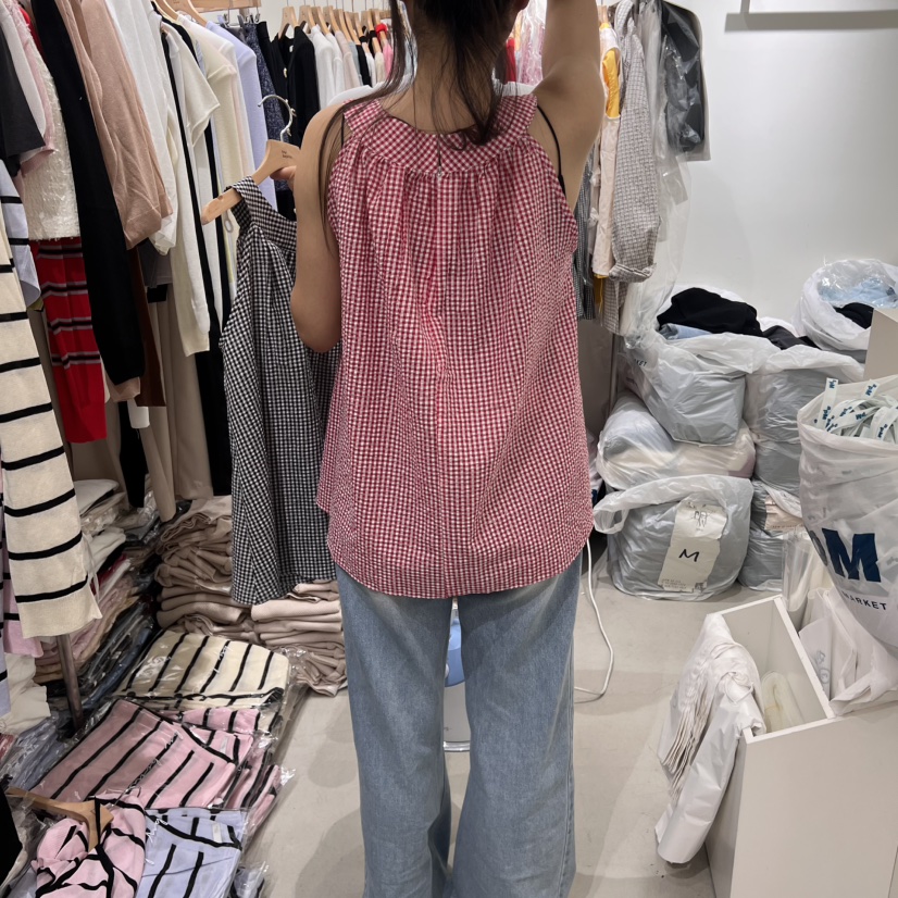 BY BOMI韓國直郵㊣女士新品真品職業休閑25春夏熱賣吊帶背心BY BOMI吊帶/背心