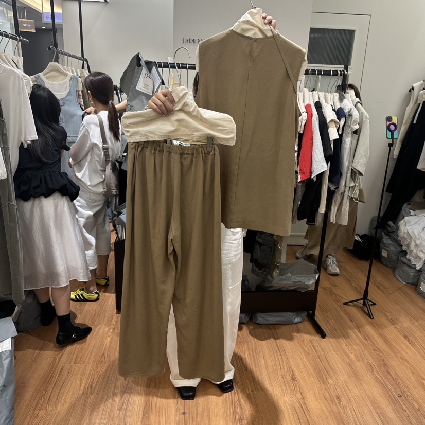 JADEMARKET韓國直郵㊣女裝新品人氣時尚推薦熱賣套裝含腰繩JADE MARKET套裝
