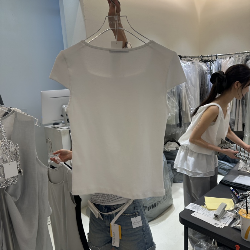 MOST OF ALL U東大門㊣實拍女裝新品人氣休閑推薦職業T恤MOST OF ALL UT恤