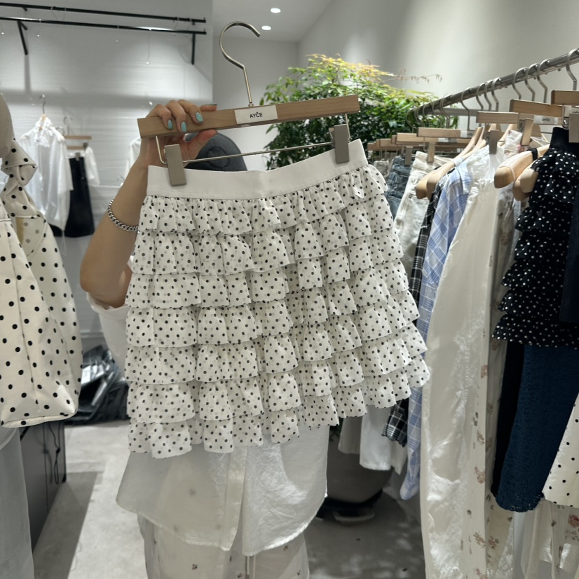 AYCE韓國代購㊣女裝新款人氣推薦職業真品熱賣25春夏短裙雪紡101SHOWROOM/AYCE短裙