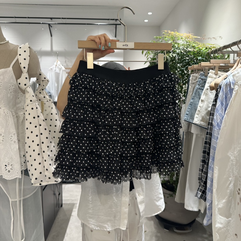 AYCE韓國代購㊣女裝新款人氣推薦職業真品熱賣25春夏短裙雪紡101SHOWROOM/AYCE短裙圖色2