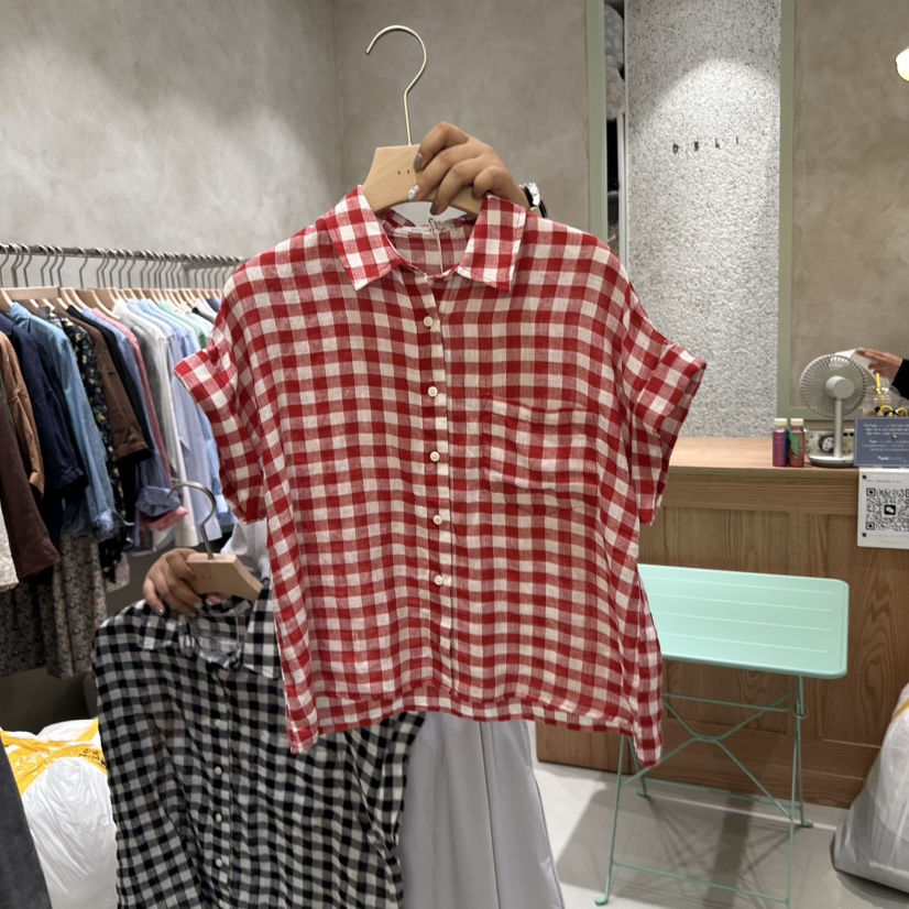 DELI JENNY東大門㊣實拍女裝新款熱賣推薦真品時尚襯衫蕾絲衫DELI JENNY襯衫/蕾絲衫圖色2