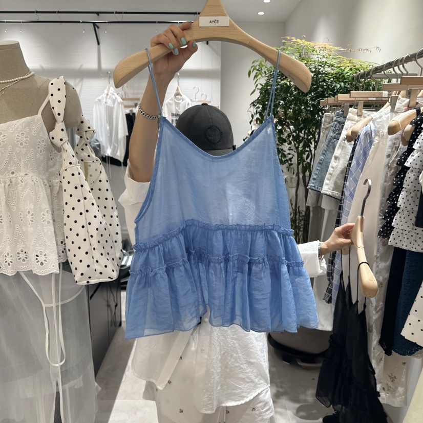 AYCE東大門㊣直郵女裝新款25春夏推薦熱賣休閑真品吊帶背心101SHOWROOM/AYCE吊帶/背心圖色2