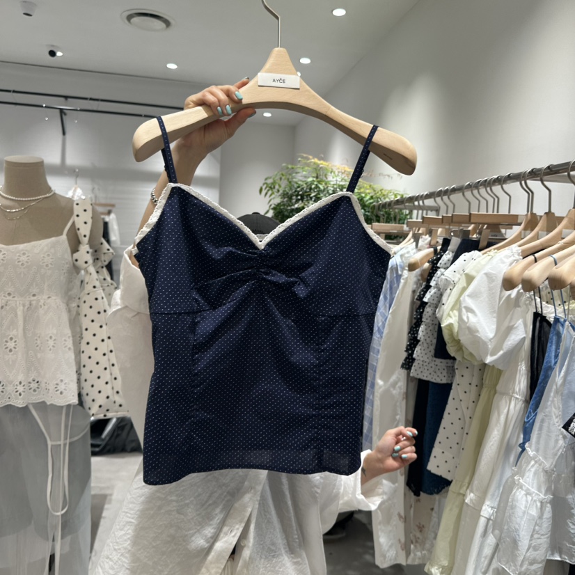AYCE韓國直郵㊣女裝新款時尚熱賣推薦人氣休閑25春夏吊帶背心101SHOWROOM/AYCE吊帶/背心圖色1