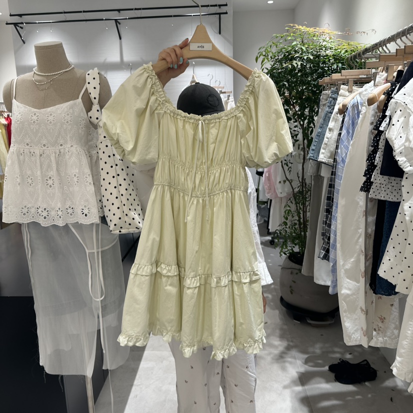 AYCE韓國直郵㊣女士新款人氣職業真品推薦休閑連衣裙泡泡袖101SHOWROOM/AYCE連衣裙圖色2