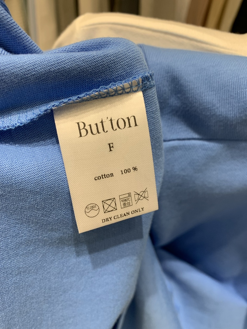 BOUTIQUE SEOUL-P韓國代購㊣女裝新款人氣25春夏時尚推薦T恤But ton/BOUTIQUE SEOULT恤
