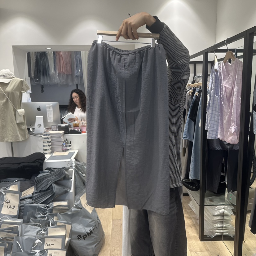 BRUNI/RICOTTA東大門㊣實拍女裝新品熱賣25春夏時尚人氣長裙BRUNI/RICOTTA長裙