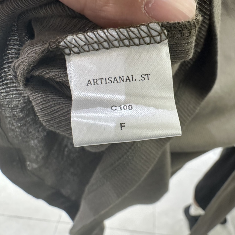 ARTISANAL東大門㊣直郵女士新款熱賣職業推薦真品長袖T恤透視ARTISANAL長袖T恤