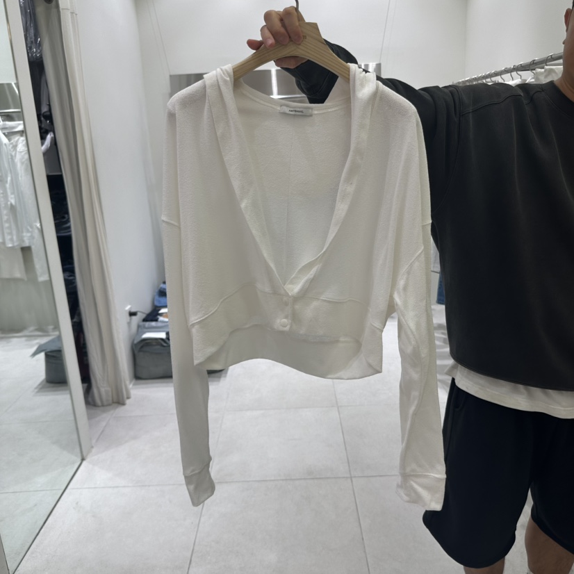 ARTISANAL東大門㊣實拍女士新款休閑推薦人氣夾克亞麻開衫連帽ARTISANAL夾克圖色3