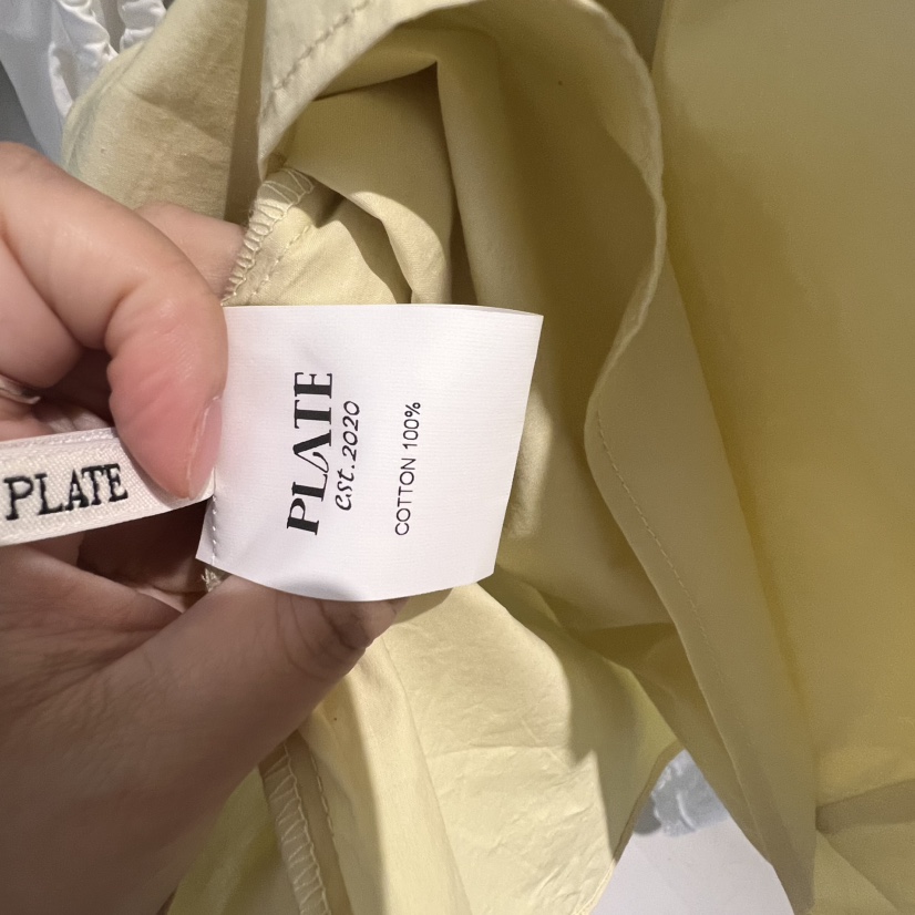 PLATE韓國直郵㊣女士新品時尚熱賣職業真品推薦人氣襯衫蕾絲衫PLATE襯衫/蕾絲衫