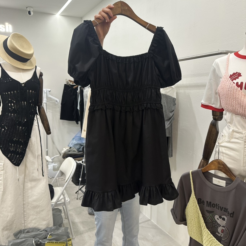 BANI BLUSH東大門㊣代購女裝新品真品時尚熱賣25春夏連衣裙BANI BLUSH連衣裙
