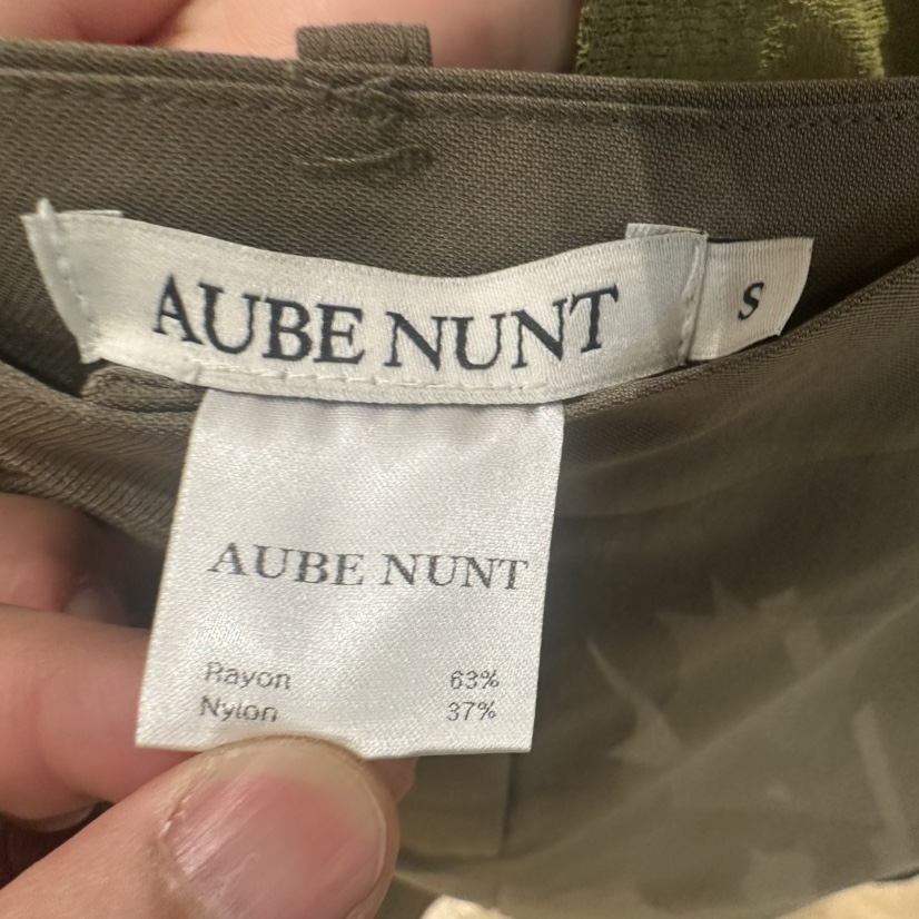 aube nunt東大門㊣實拍女裝新品熱賣人氣25春夏職業真品長裙aube nunt長裙
