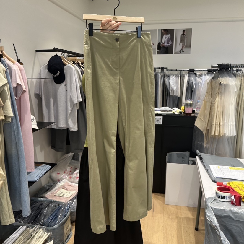 aube nunt東大門㊣直郵女裝新款時尚真品25春夏休閑休閑褲aube nunt休閑褲圖色2