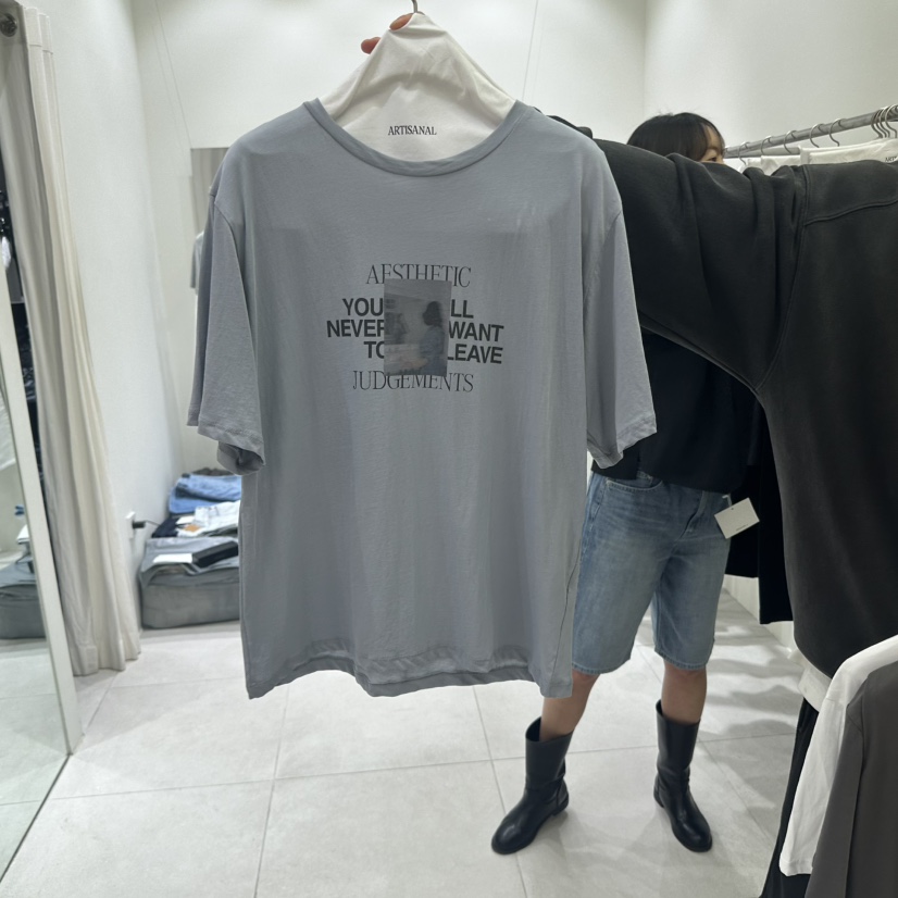 ARTISANAL東大門㊣直郵女士新款人氣真品時尚推薦熱賣25春夏T恤ARTISANALT恤圖色3
