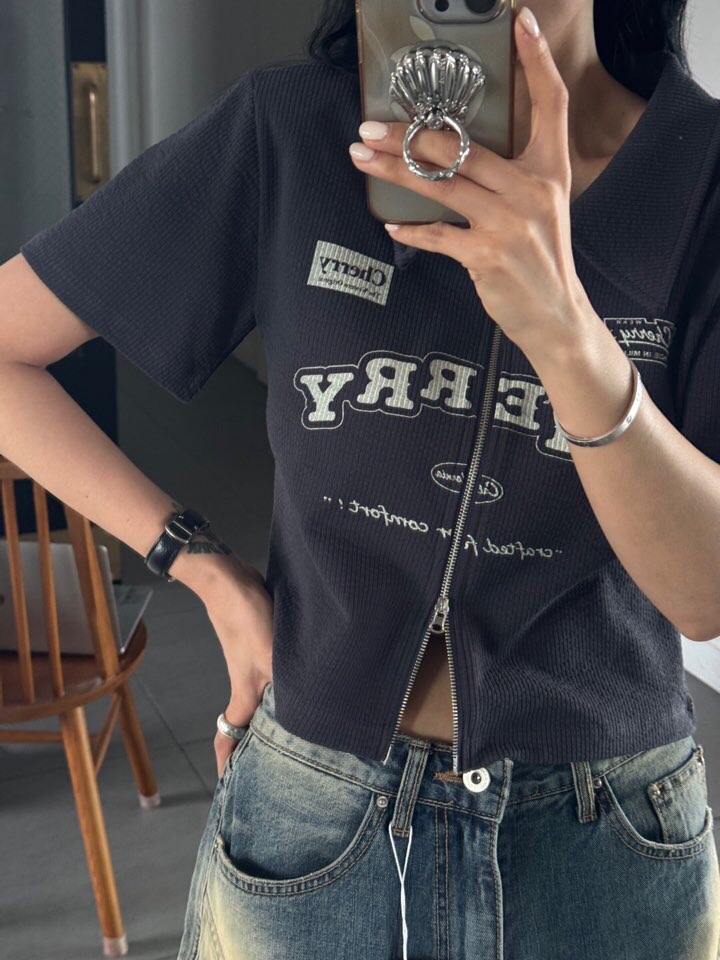 LA_TERRE韓國代購㊣女裝新款熱賣休閑推薦職業人氣25春夏針織衫LA_TERRE針織衫
