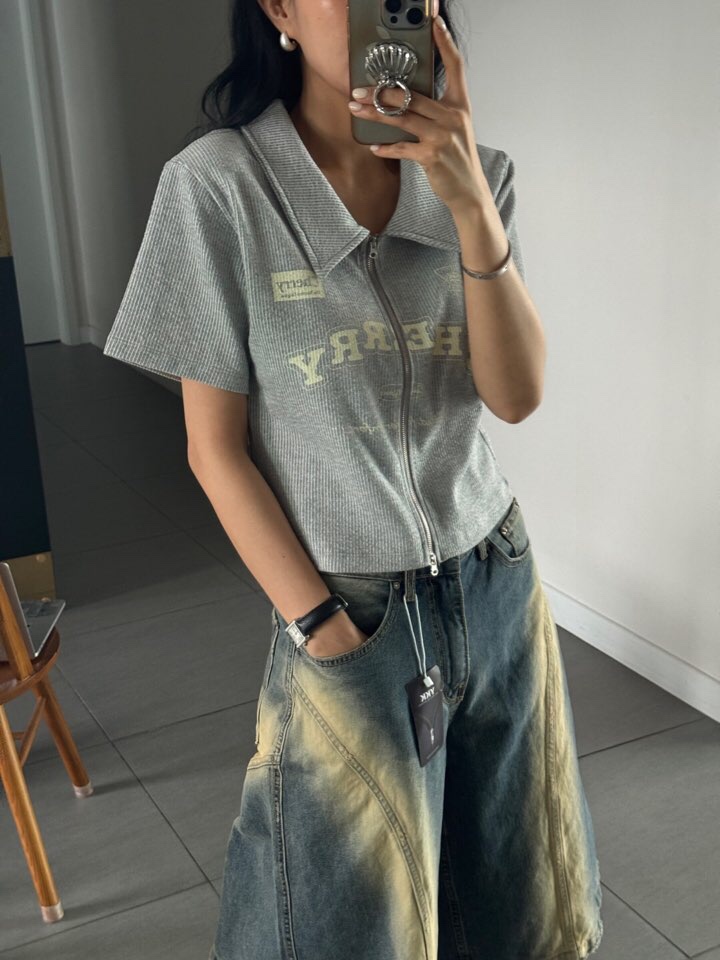 LA_TERRE韓國代購㊣女裝新款熱賣休閑推薦職業人氣25春夏針織衫LA_TERRE針織衫