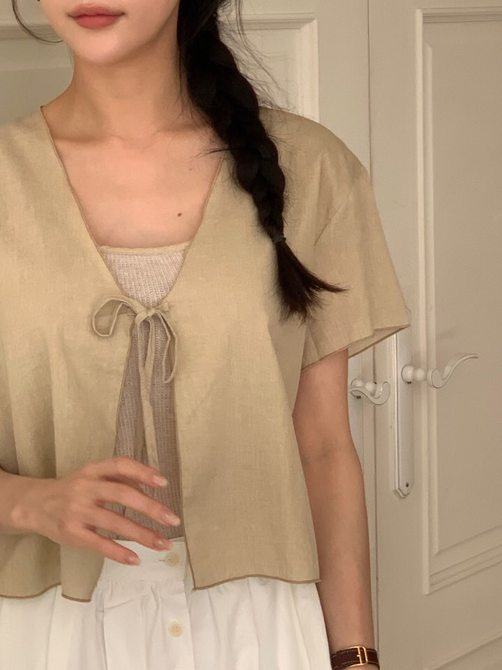 LA_TERRE東大門㊣代購女士新款熱賣真品25春夏休閑襯衫蕾絲衫LA_TERRE襯衫/蕾絲衫