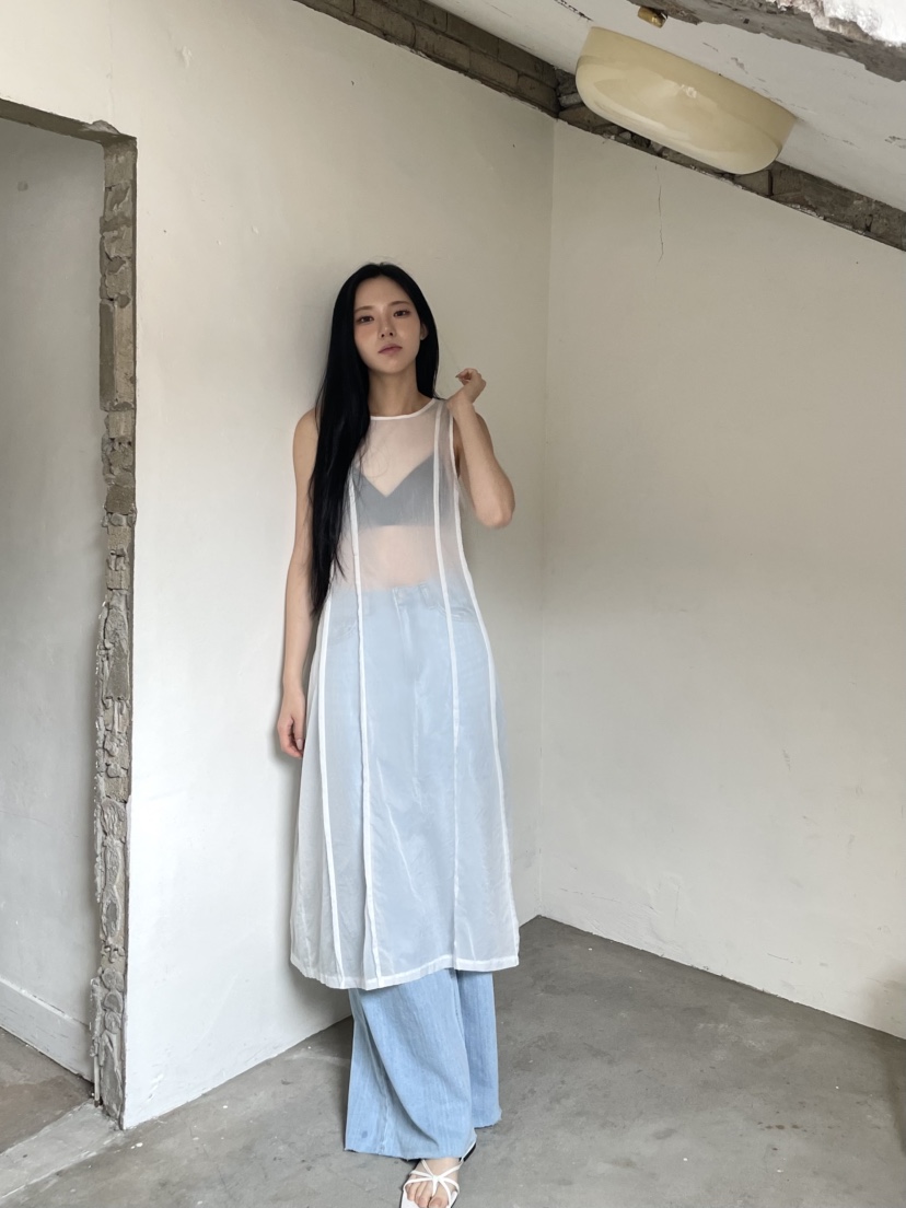 BETWEEN US韓國直郵㊣女裝新款熱賣職業真品推薦牛仔褲亞麻JICJO:SEOUL牛仔褲