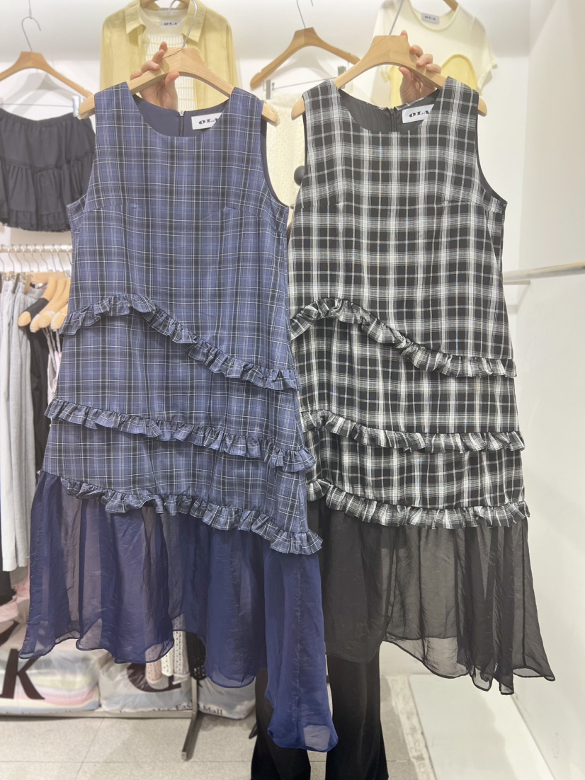 OLA韓國直郵㊣女裝新款時尚真品休閑職業熱賣25春夏人氣連衣裙mellor/OLA連衣裙