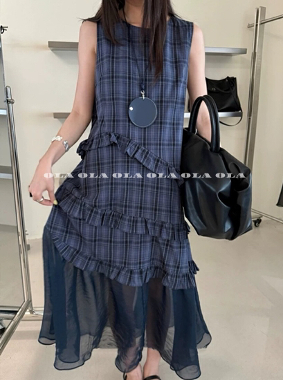 OLA韓國直郵㊣女裝新款時尚真品休閑職業熱賣25春夏人氣連衣裙mellor/OLA連衣裙