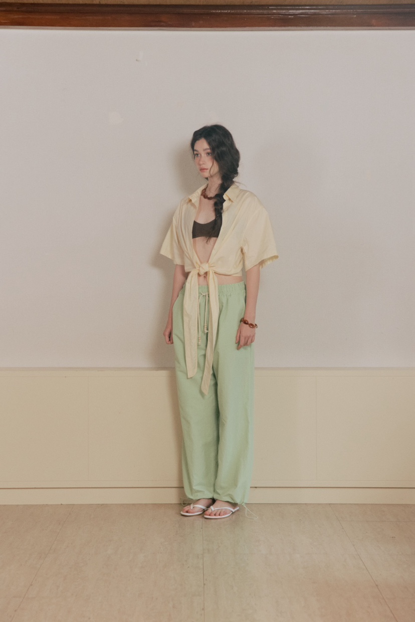 JKICHI韓國代購㊣女裝新品時尚推薦職業休閑人氣休閑褲尼龍JKICHI休閑褲