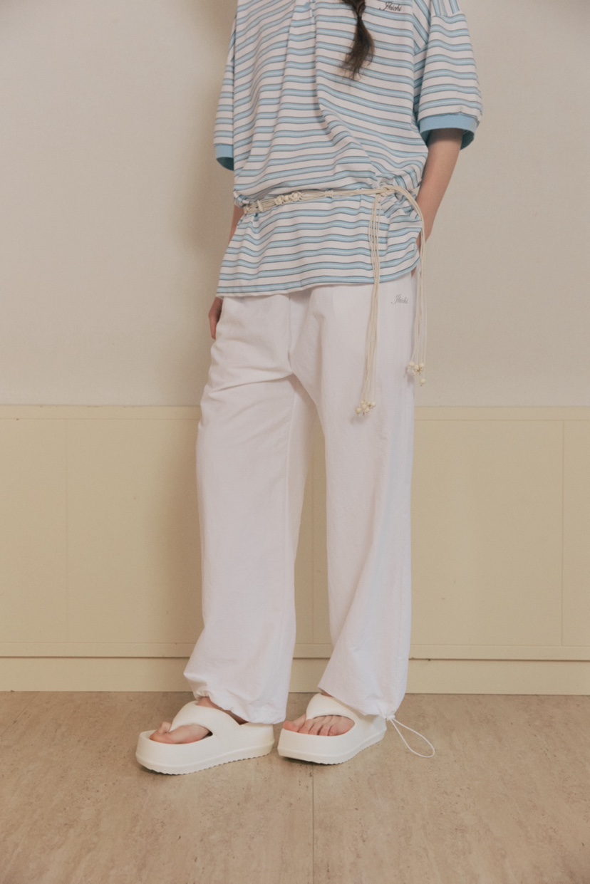 JKICHI韓國代購㊣女裝新品時尚推薦職業休閑人氣休閑褲尼龍JKICHI休閑褲圖色2