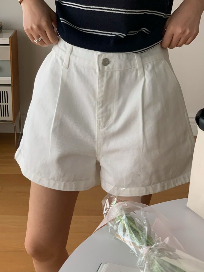 SORBET東大門㊣代購女士新品真品職業推薦25春夏休閑熱賣短褲SORBET/flat white短褲