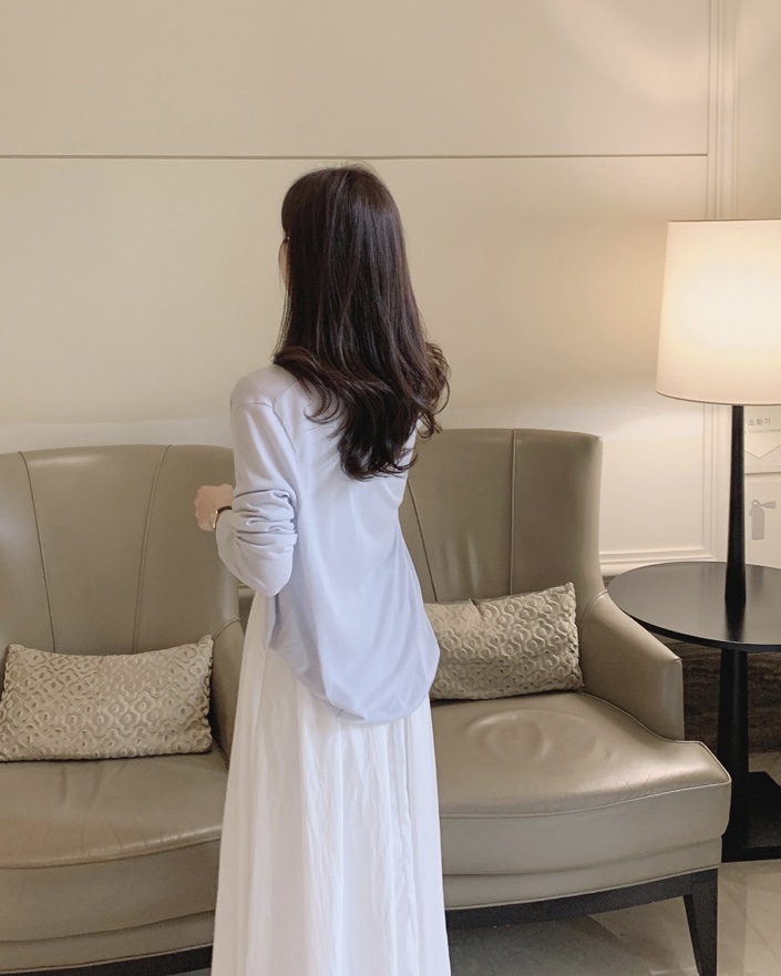 MAYBE&CO東大門㊣代購女士新品休閑職業針織衫絲綢開衫MAYBE&CO針織衫