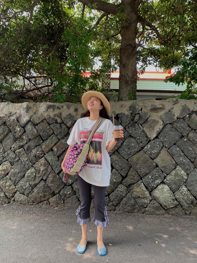 I I東大門㊣直郵女士新款職業推薦25春夏休閑打底褲鯊魚褲ITSSONG打底褲/鯊魚褲