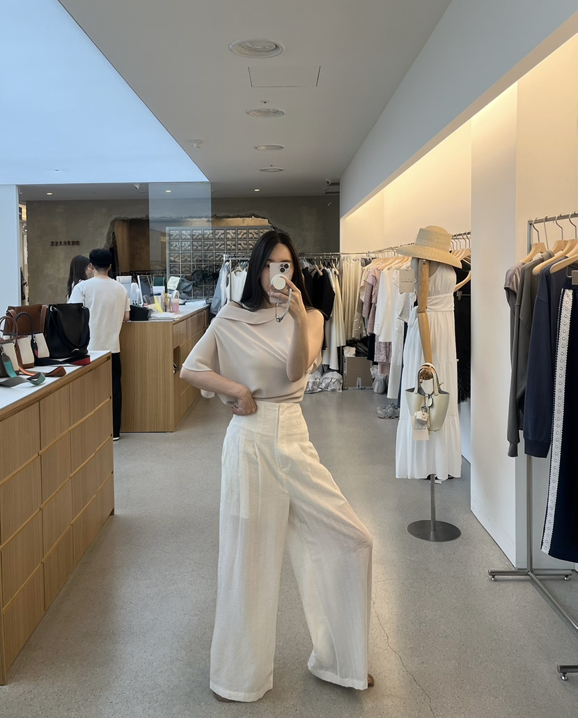 JUJU東大門㊣直郵女裝新品人氣職業休閑推薦時尚襯衫蕾絲衫JUJU襯衫/蕾絲衫
