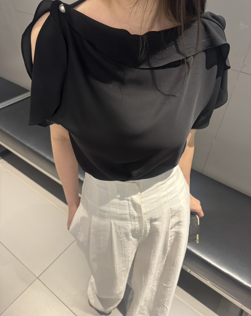 JUJU東大門㊣直郵女裝新品人氣職業休閑推薦時尚襯衫蕾絲衫JUJU襯衫/蕾絲衫