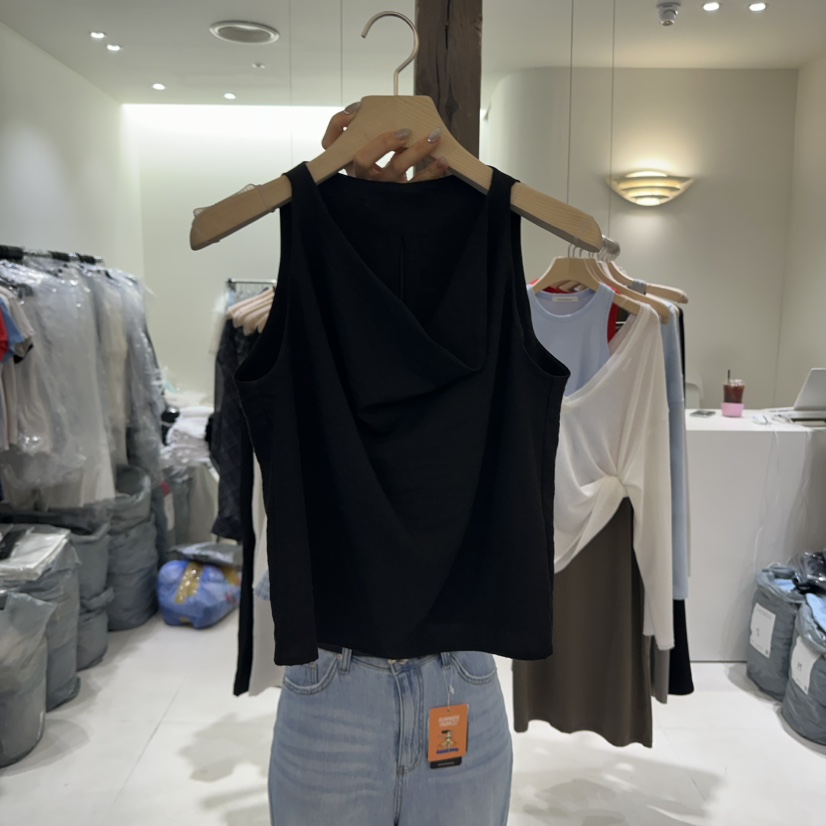 AVECNOUS東大門㊣直郵女士新品休閑熱賣職業25春夏吊帶背心AVECNOUS吊帶/背心圖色2