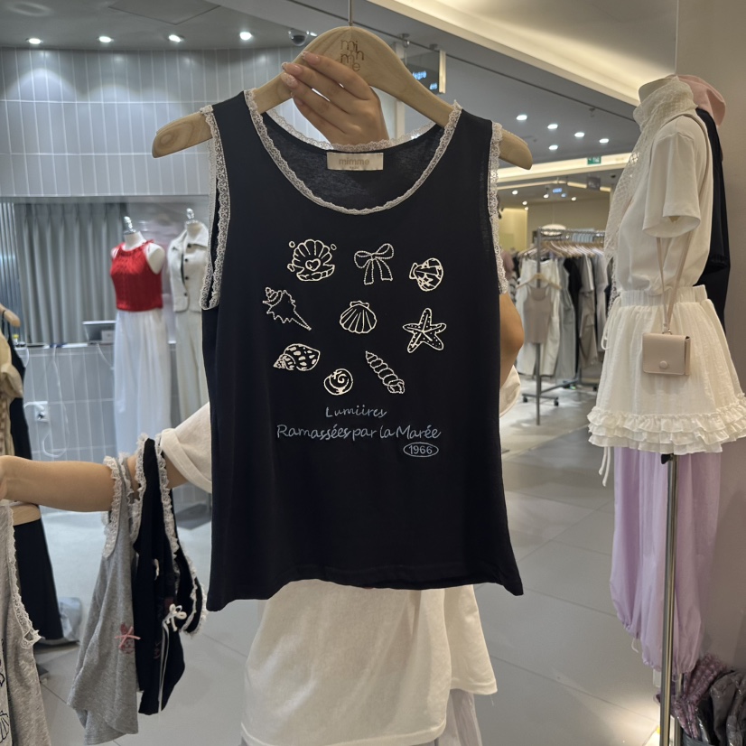 MIMME韓國直郵㊣女裝新款真品推薦休閑熱賣25春夏時尚吊帶背心MIMME吊帶/背心圖色2