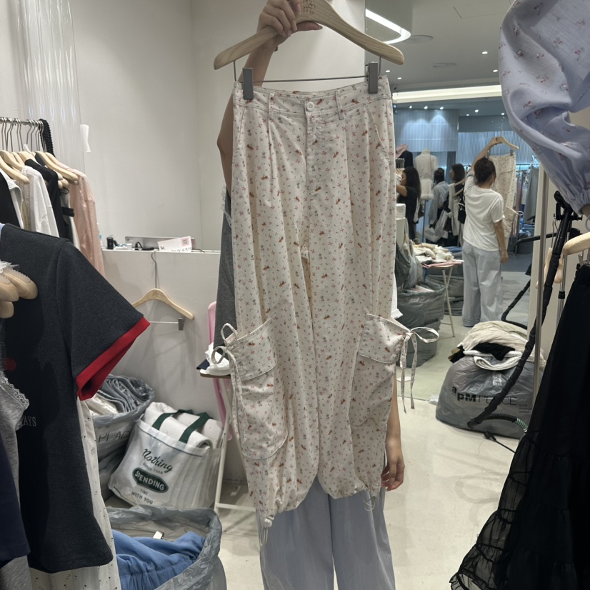MIMME韓國代購㊣女裝新款休閑時尚熱賣25春夏人氣休閑褲口袋MIMME休閑褲