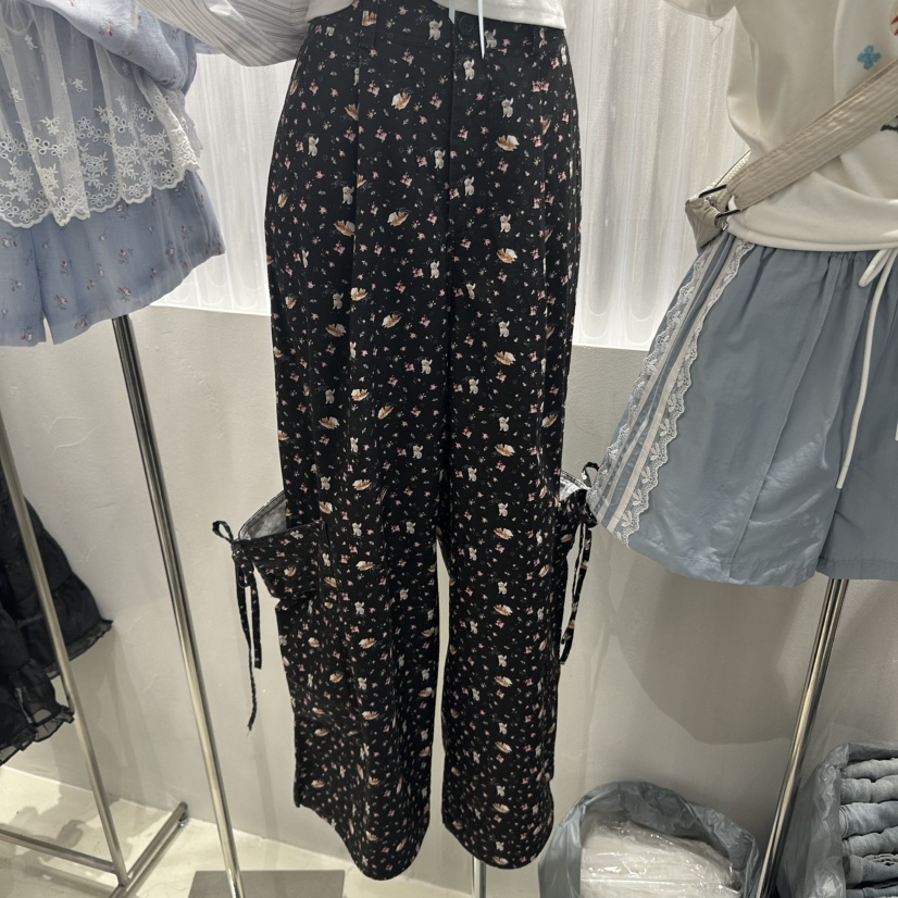 MIMME韓國代購㊣女裝新款休閑時尚熱賣25春夏人氣休閑褲口袋MIMME休閑褲圖色2