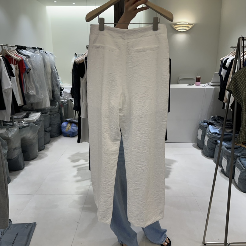 AVECNOUS東大門㊣代購女士新品25春夏推薦時尚熱賣職業休閑褲AVECNOUS休閑褲