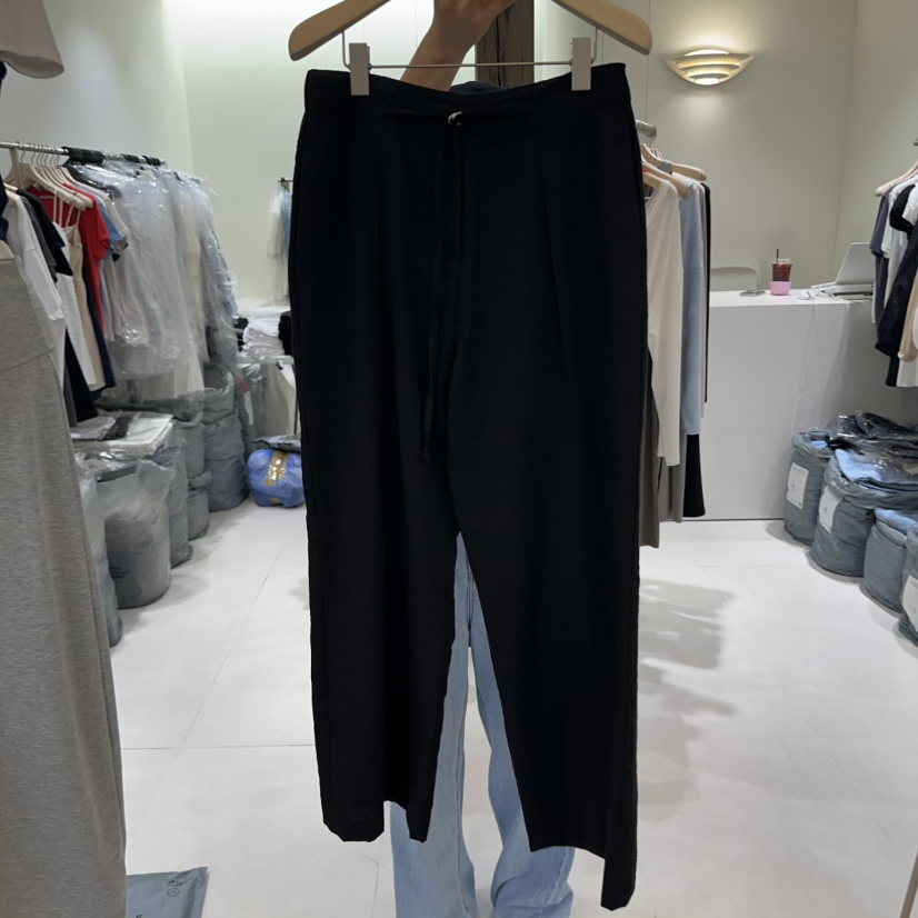 AVECNOUS東大門㊣代購女士新品25春夏推薦時尚熱賣職業休閑褲AVECNOUS休閑褲圖色2