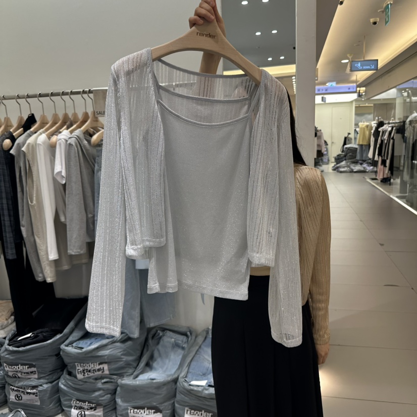 RENDER東大門㊣代購女士新品真品推薦休閑人氣套裝兩件套開衫RENDER套裝圖色3