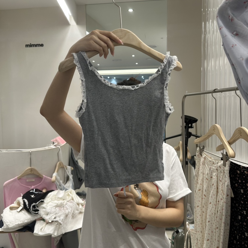 MIMME東大門㊣直郵女裝新品真品職業推薦25春夏吊帶背心兔子MIMME吊帶/背心