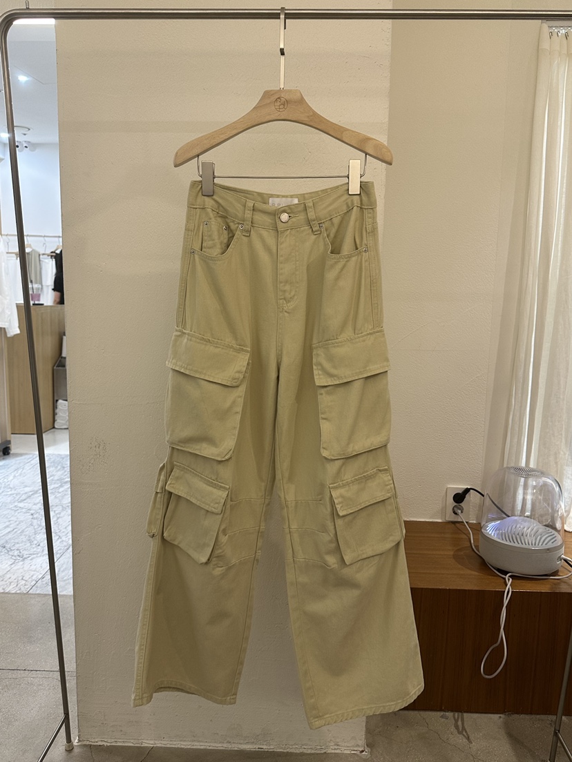 BPLAN東大門㊣實拍女裝新品推薦休閑時尚人氣熱賣休閑褲工裝褲BPLAN休閑褲