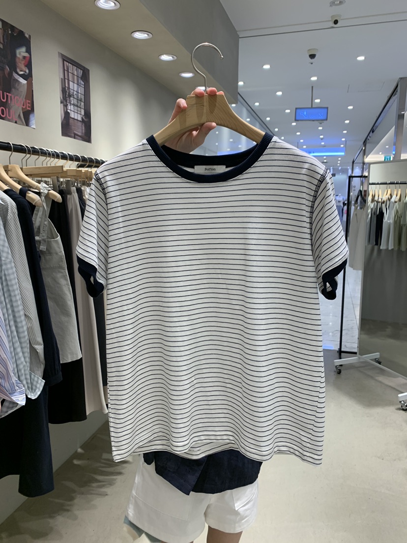 BOUTIQUE SEOUL-P東大門㊣代購女裝新款時尚真品推薦熱賣T恤But ton/BOUTIQUE SEOULT恤