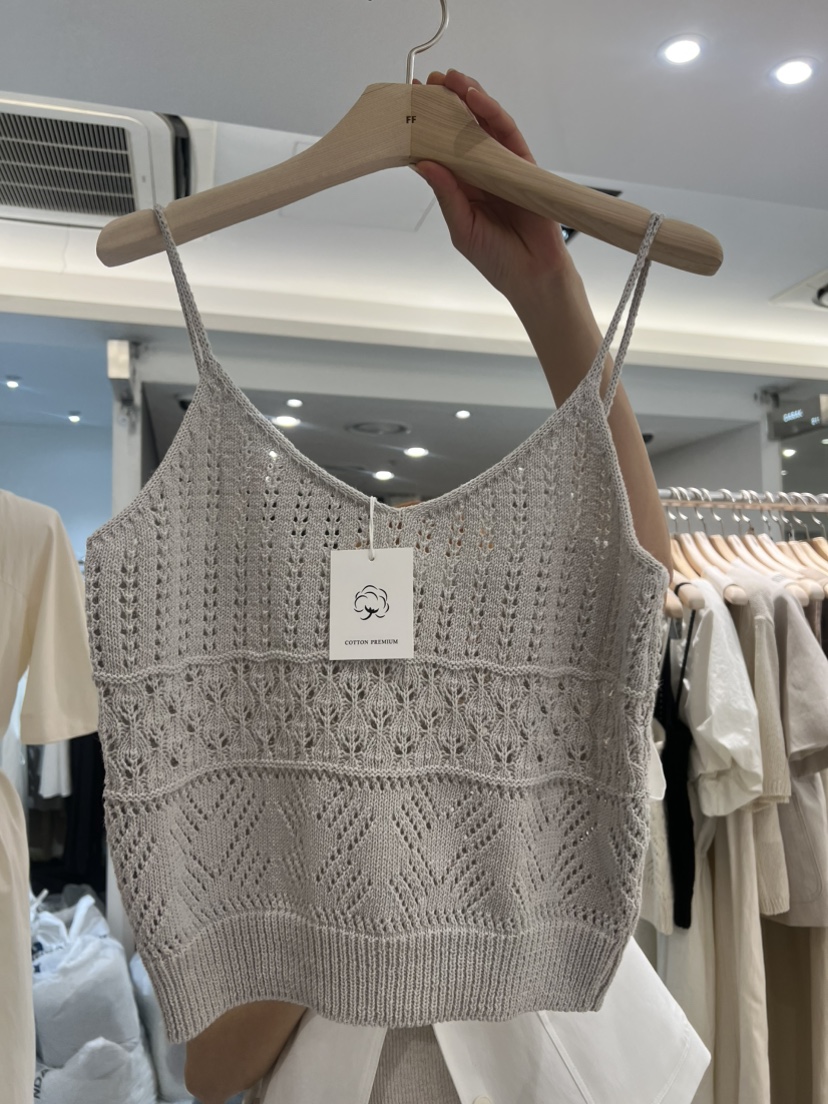 FF東大門㊣實拍女裝新品人氣熱賣時尚25春夏推薦真品吊帶背心FF/SUNDAY吊帶/背心圖色2