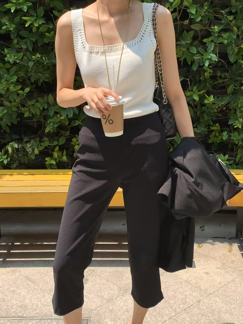PRIVIE韓國代購㊣女裝新品時尚休閑職業推薦25春夏熱賣休閑褲PRIVIE休閑褲